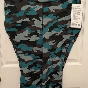 lululemon athletica Camouflage Leggings - Black and Blue